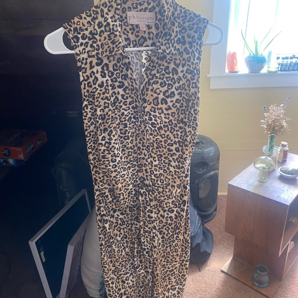 Philosophy Leopard Print Dress